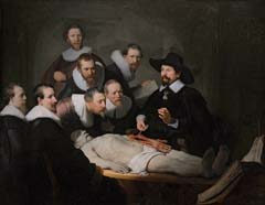 Motief Rembrandt - De anatomische les van dr nicolaes tulp